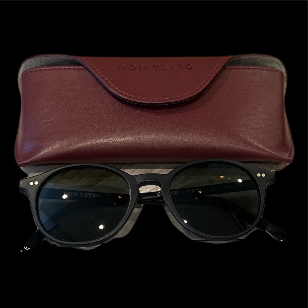 Dom Vetro dark navy sunglasses
